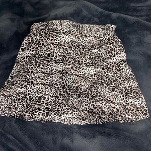 Cheetah print skirt
